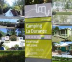 Entrée camping la durance, cavaillon